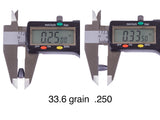 .250 / .254 | 33.6 gr | 215 Slugs | $0.083 /rd