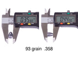 35 cal | 93 gr | 100 Slugs | $0.21 / Rd