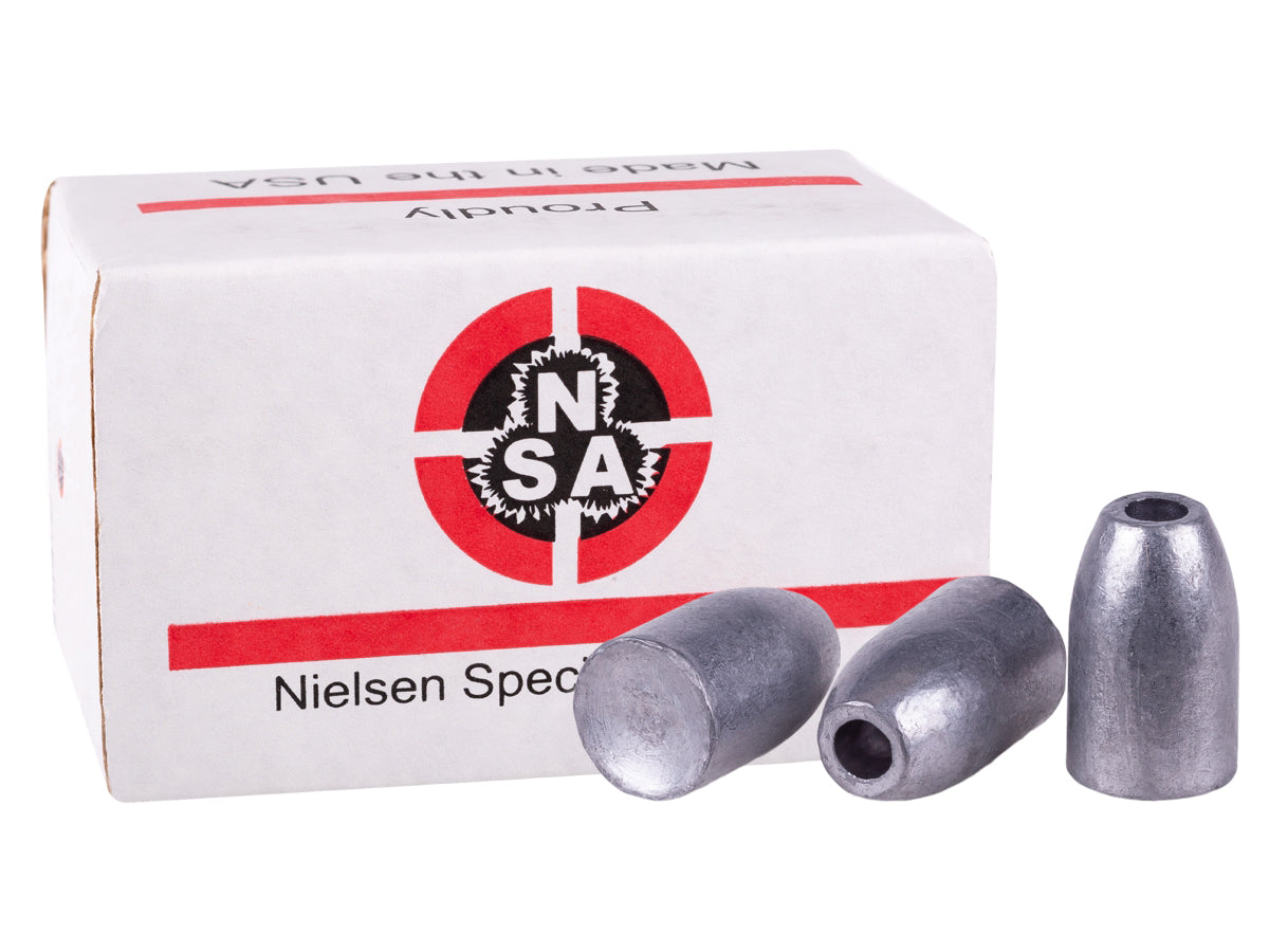 45 cal | 265 gr | 50 Slugs | $0.44 / Rd – Nielsen Specialty Ammo