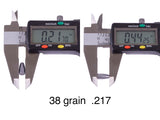 .217  | 38.0 gr | 200 Slugs | $0.09 /rd