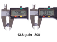 .300  | 43.8 Grain | Slug $0.106 /rd