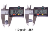 35 cal | 110 gr | 100 Slugs | $0.21 / Rd